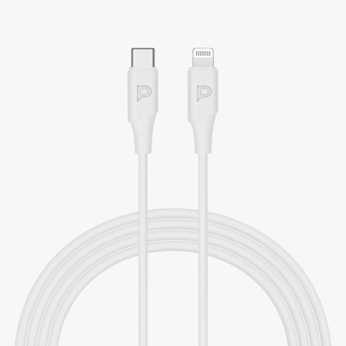 Powerology Power Sync Flex USB-C to Lightning 1.2 M Cable PD 30 W - White – image 3
