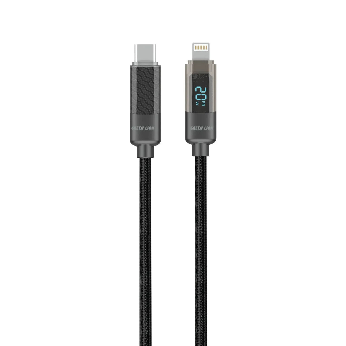 Green Lion Digital Display Cable USB C to Lightning Black – image 3