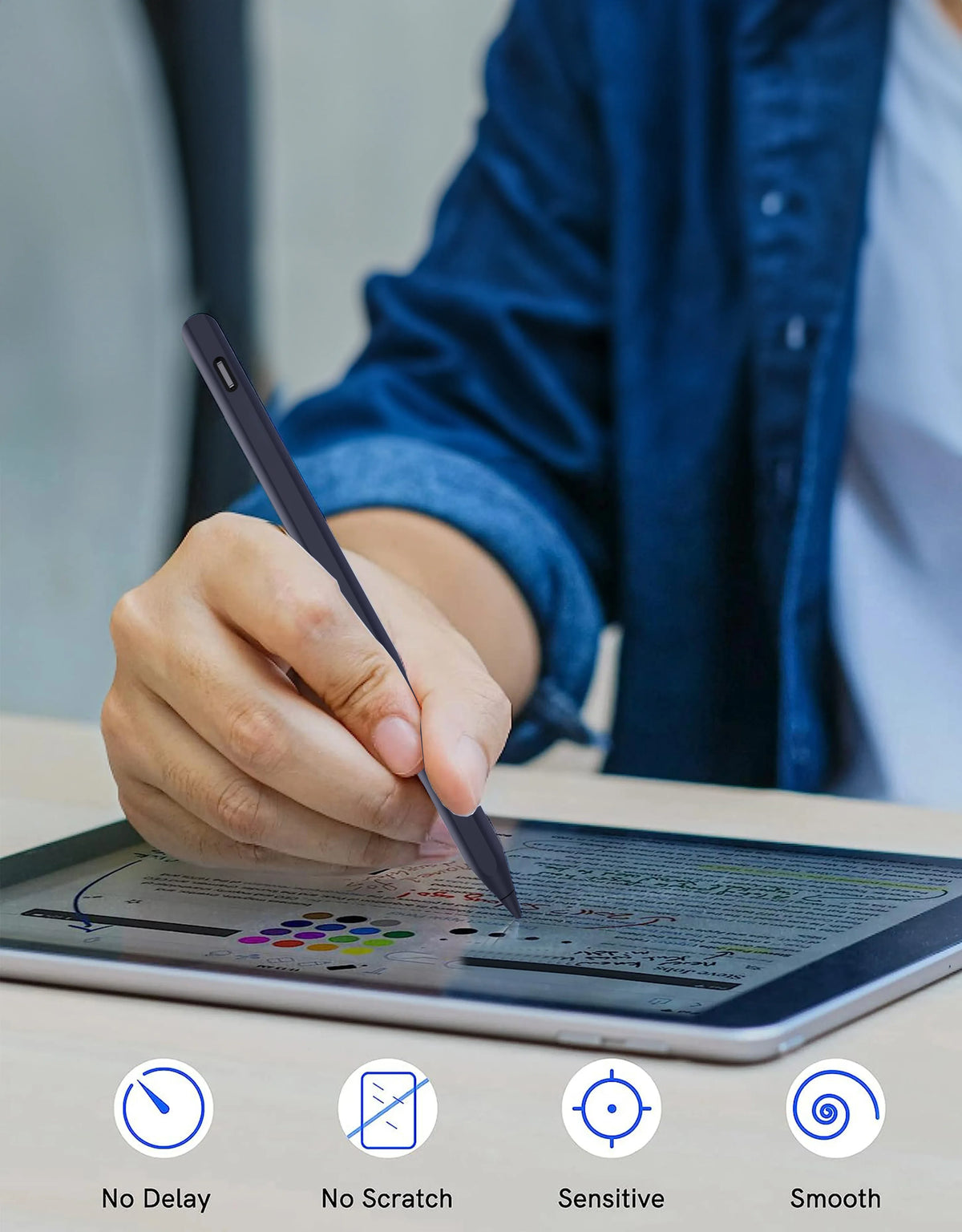 Powerology Pencil Pro(2018-2022 i Pad Models) - Blue – image 1