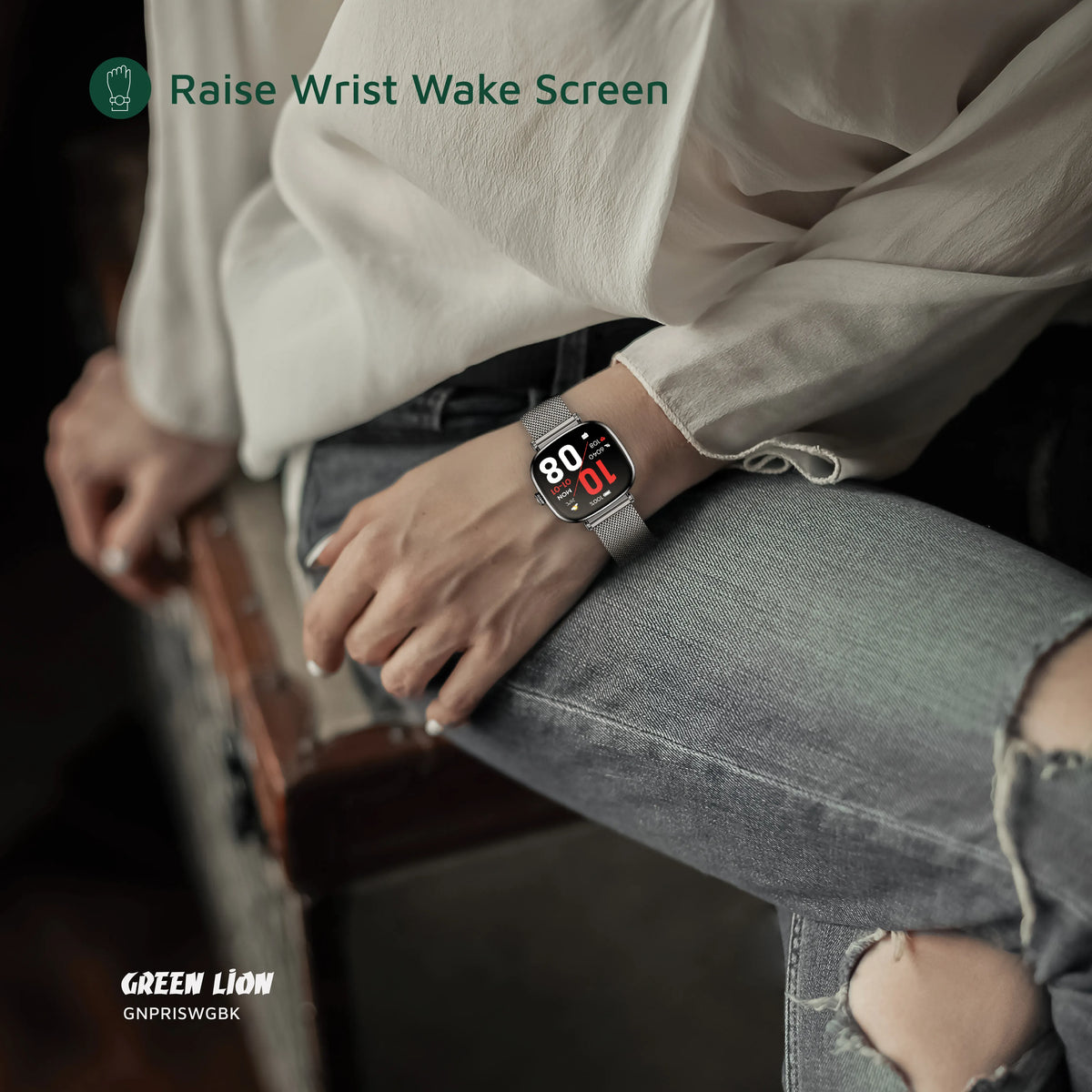 Green Lion Princess Smart Watch - GlossyBlack – image 12