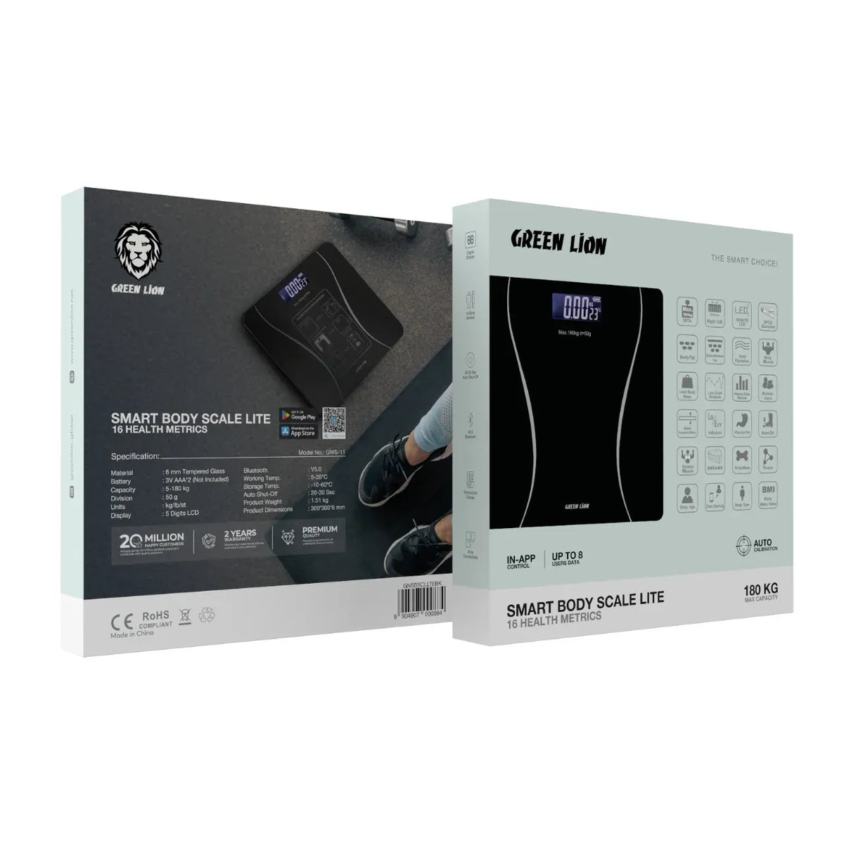 Green Lion Smart Body Scale Lite Black – image 7