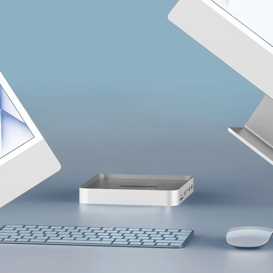 Powerology Imac 24 Inch USB C Dock with Ssd Enclosure 10gbps Gray – image 3