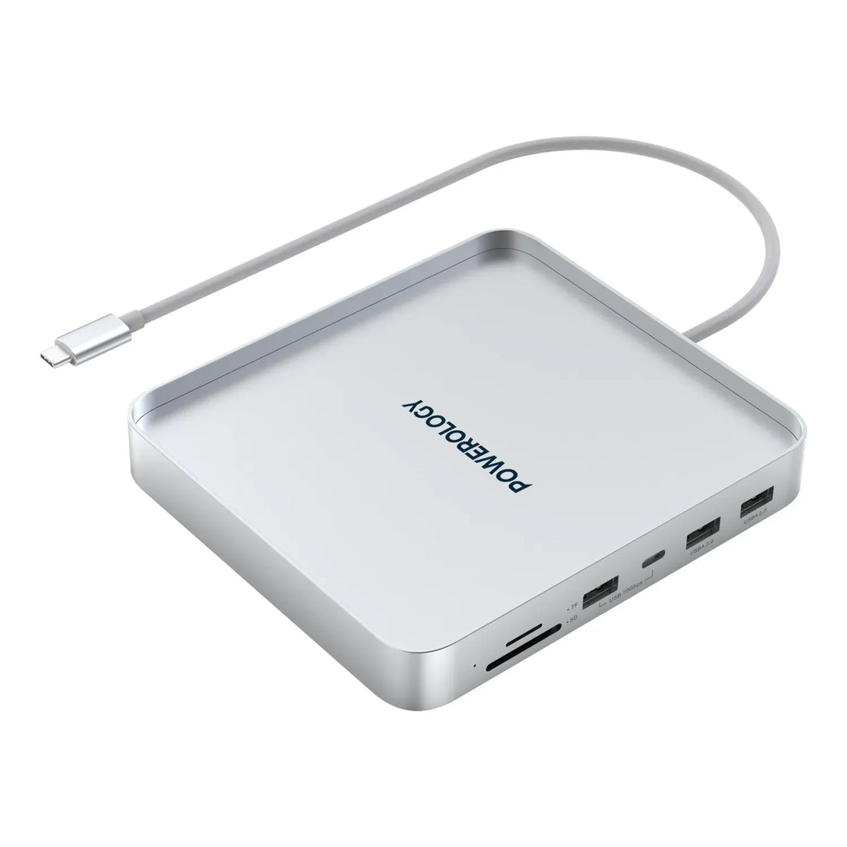 Powerology Imac 24 Inch USB C Dock with Ssd Enclosure 10gbps Gray – image 4