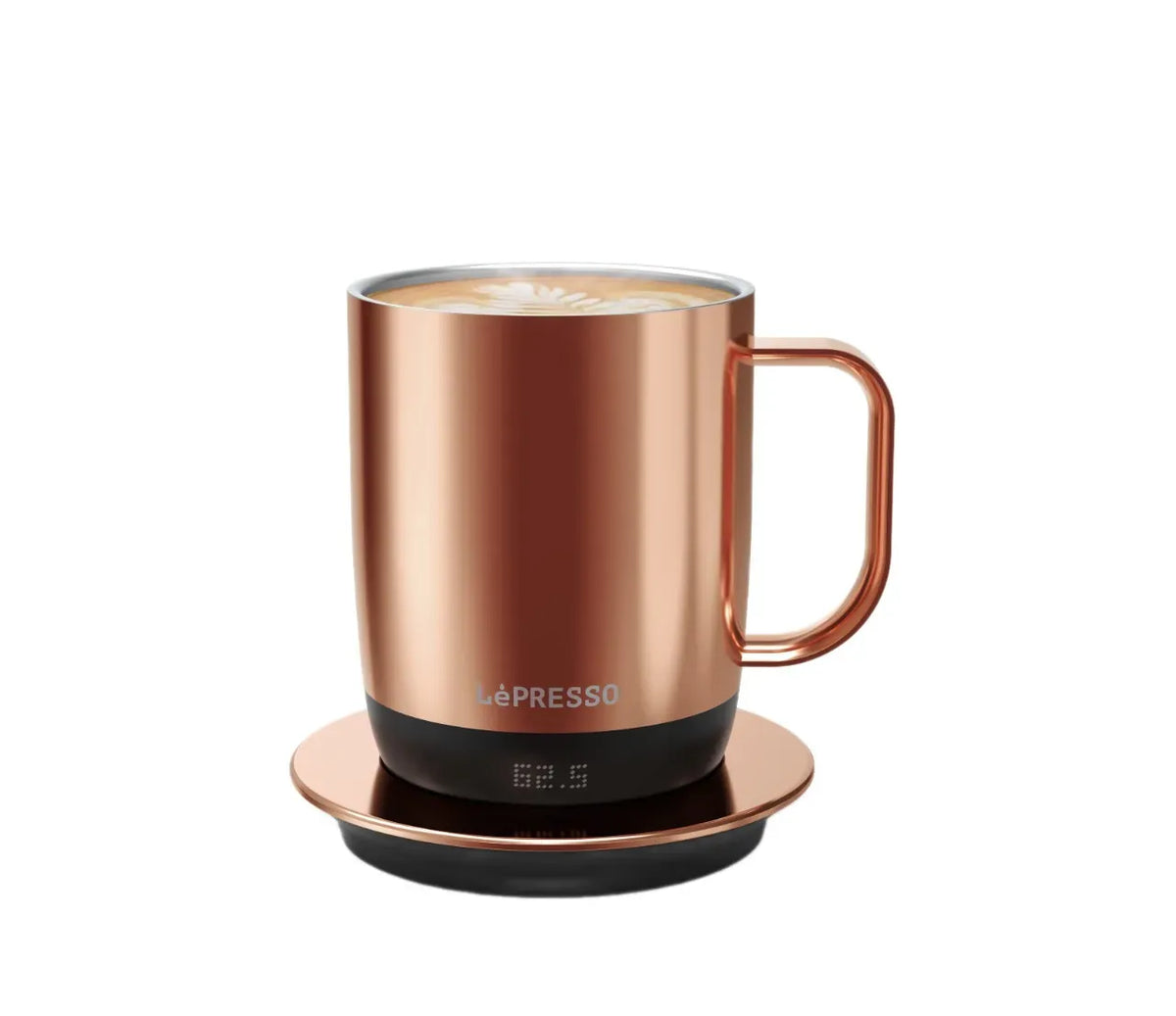Lepresso Aurelio Ceramic Mug with Temperature Control Base - RoseGold – image 3
