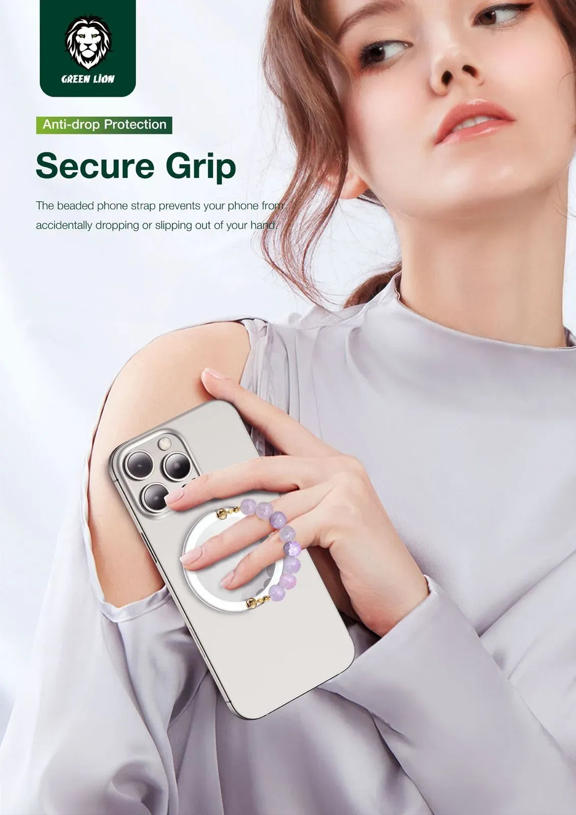 Green Lion Magnetic Stylish Grip - Purple – image 5