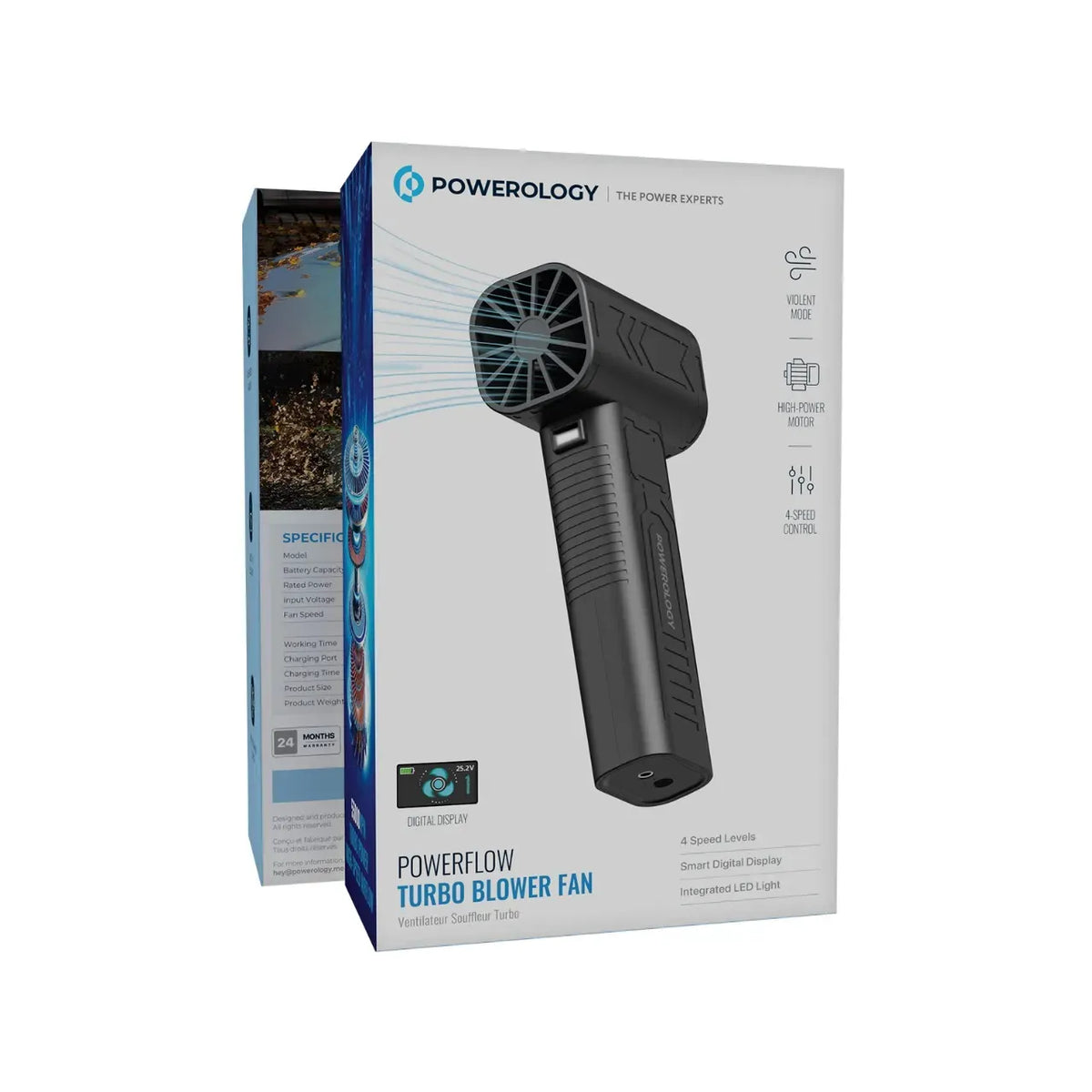 Powerology Powerflow Turbo Blower Fan Black – image 2