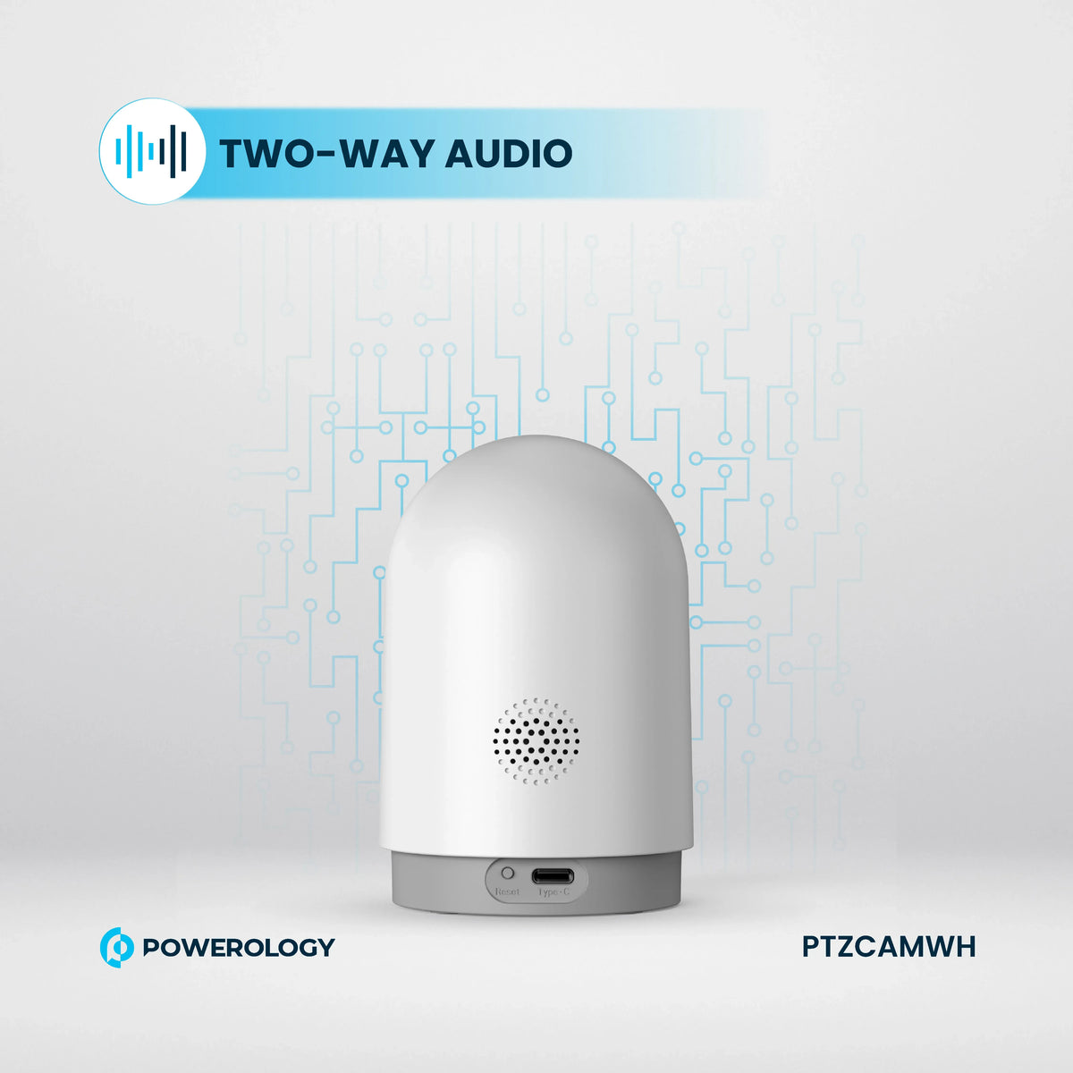 Powerology Indoor Ptz Smart Camera White – image 9