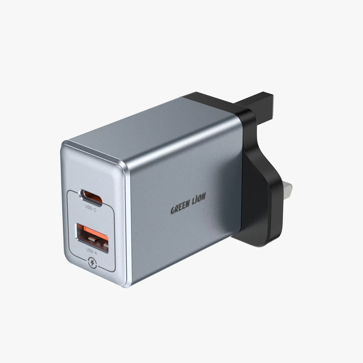 Green Lion Premium Series Dual Port Wall Charger 20w Gray – image 4