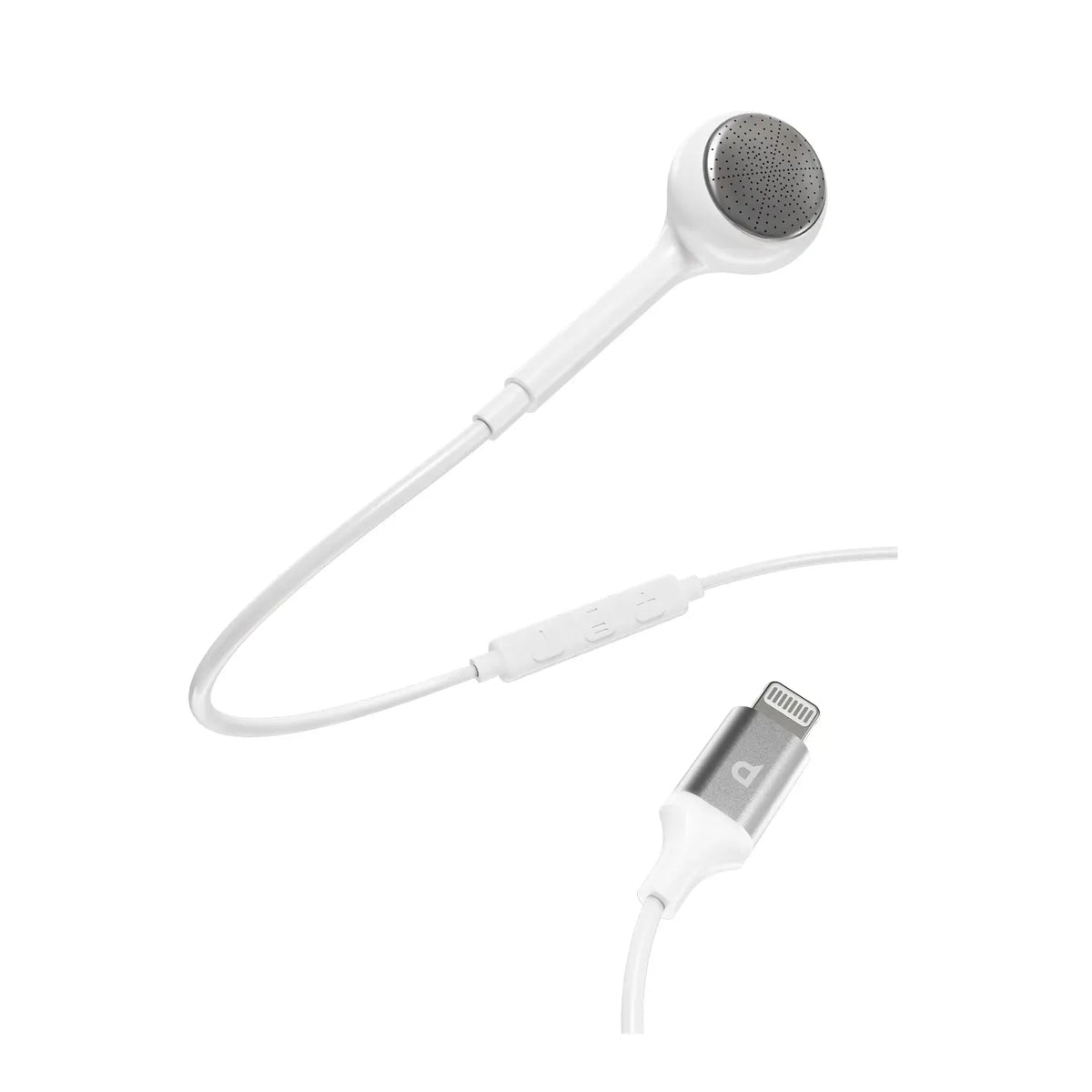 Powerology Mono Earphone Lightning Connector - White