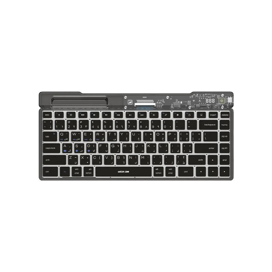 Green Lion Transparent Keyboard Scissor Foot Structure Black – image 2