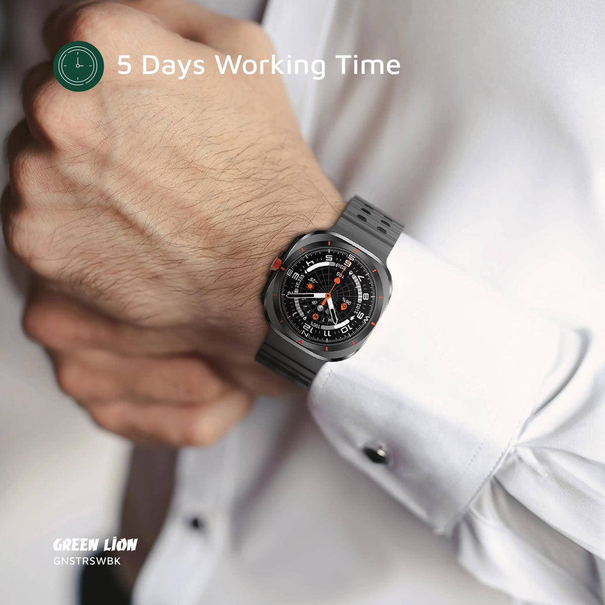 Green Lion Strive Smart Watch - Black – image 8