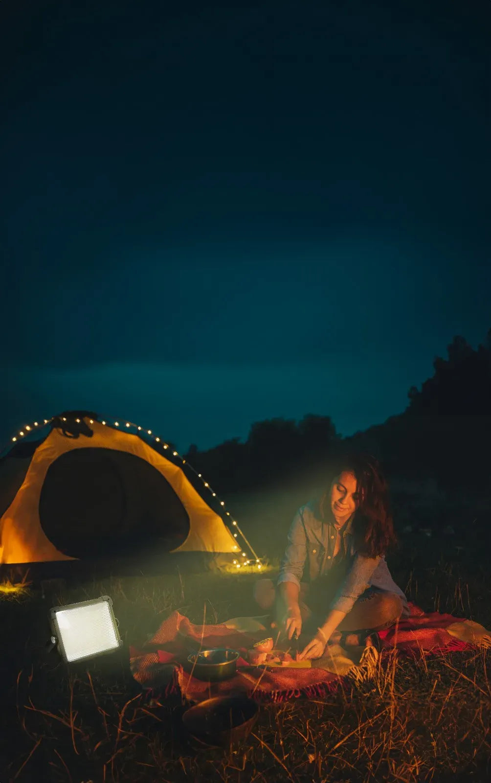 Green Lion Solar Camping Light 7200mAh Silver – image 5