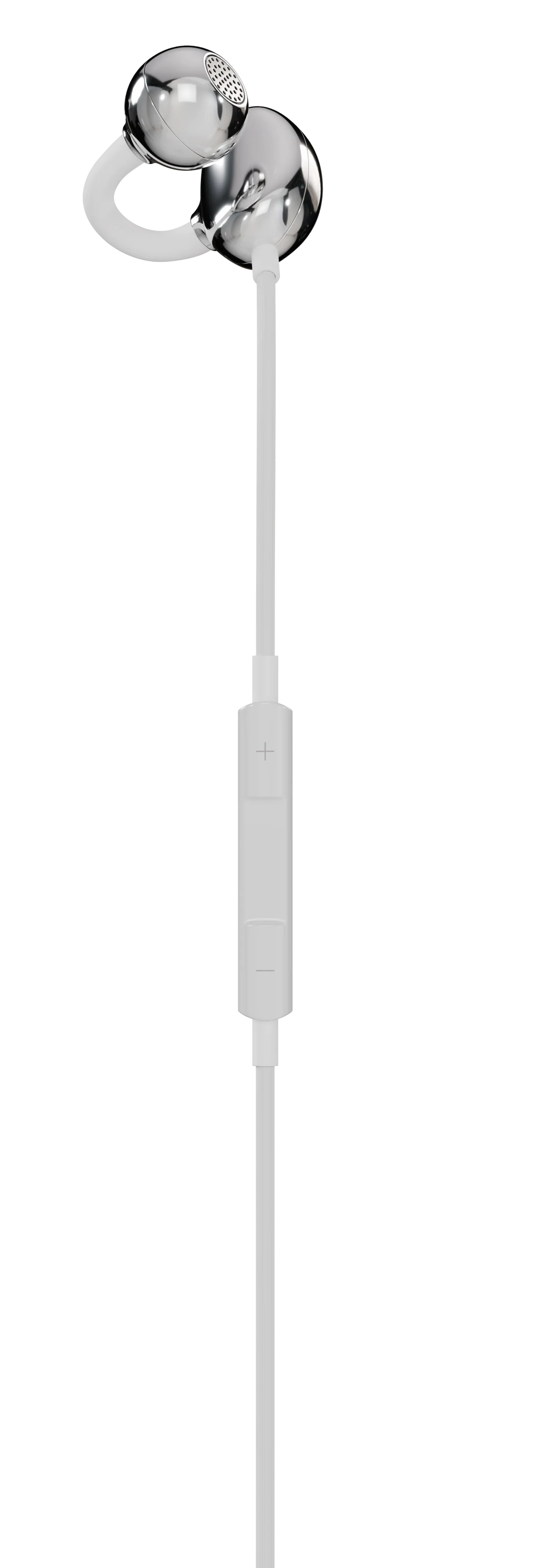 Powerology Voro Earhook USB-C Wired Earphones - White – image 1