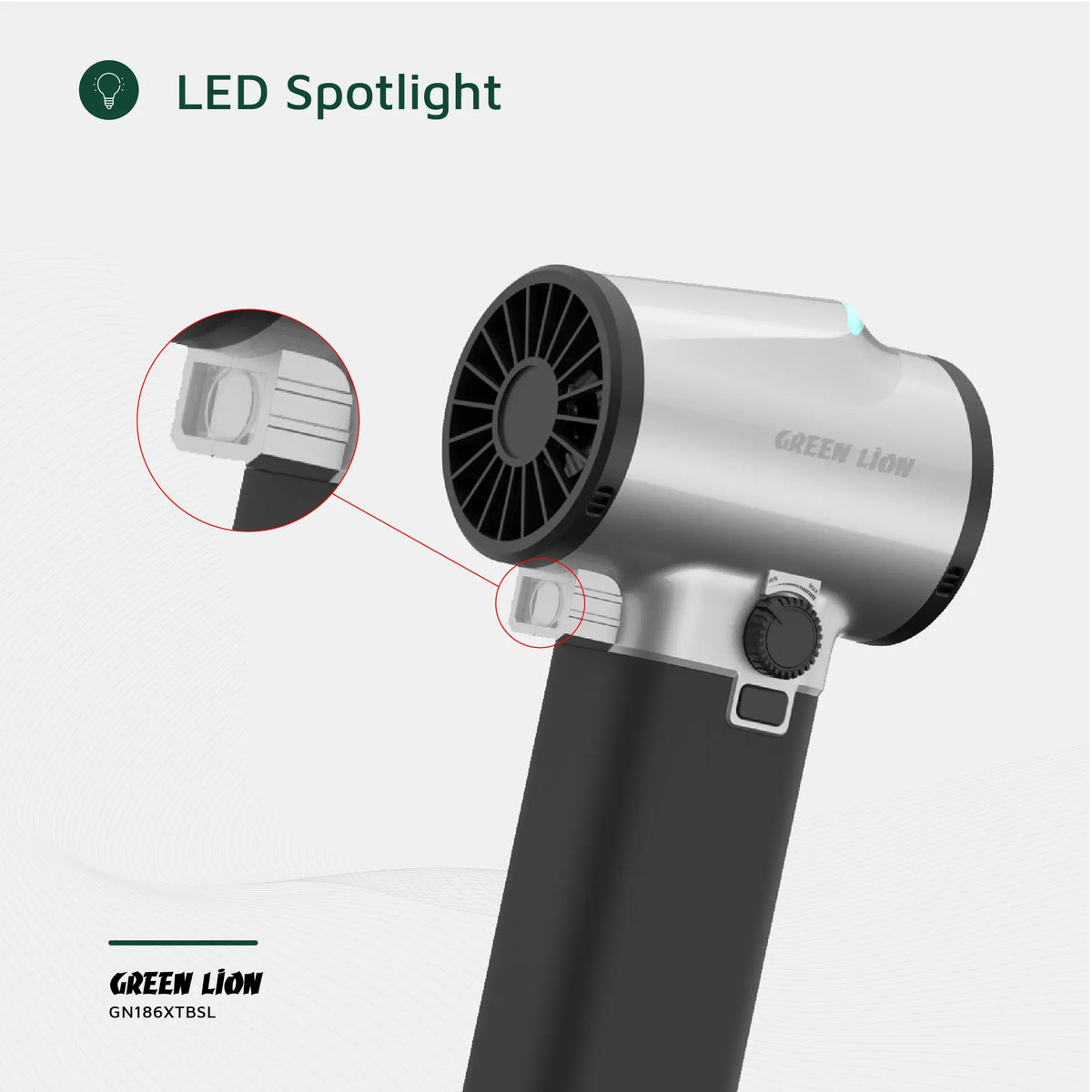 Green Lion GB-186 XTurbo Blower - Silver – image 11
