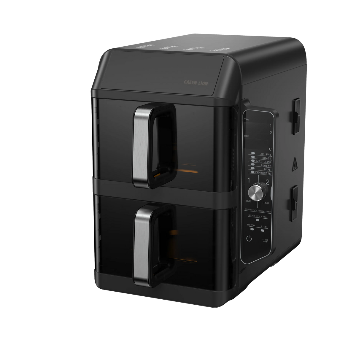 Green Lion Double-Decker Pro Digital Air Fryer - Black – image 5