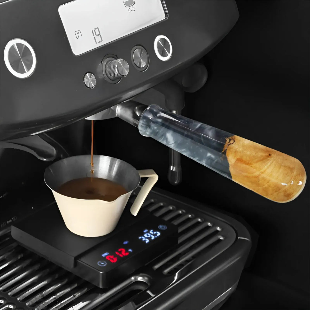 Lepresso 58 mm Bottomless Portafilter - Brown