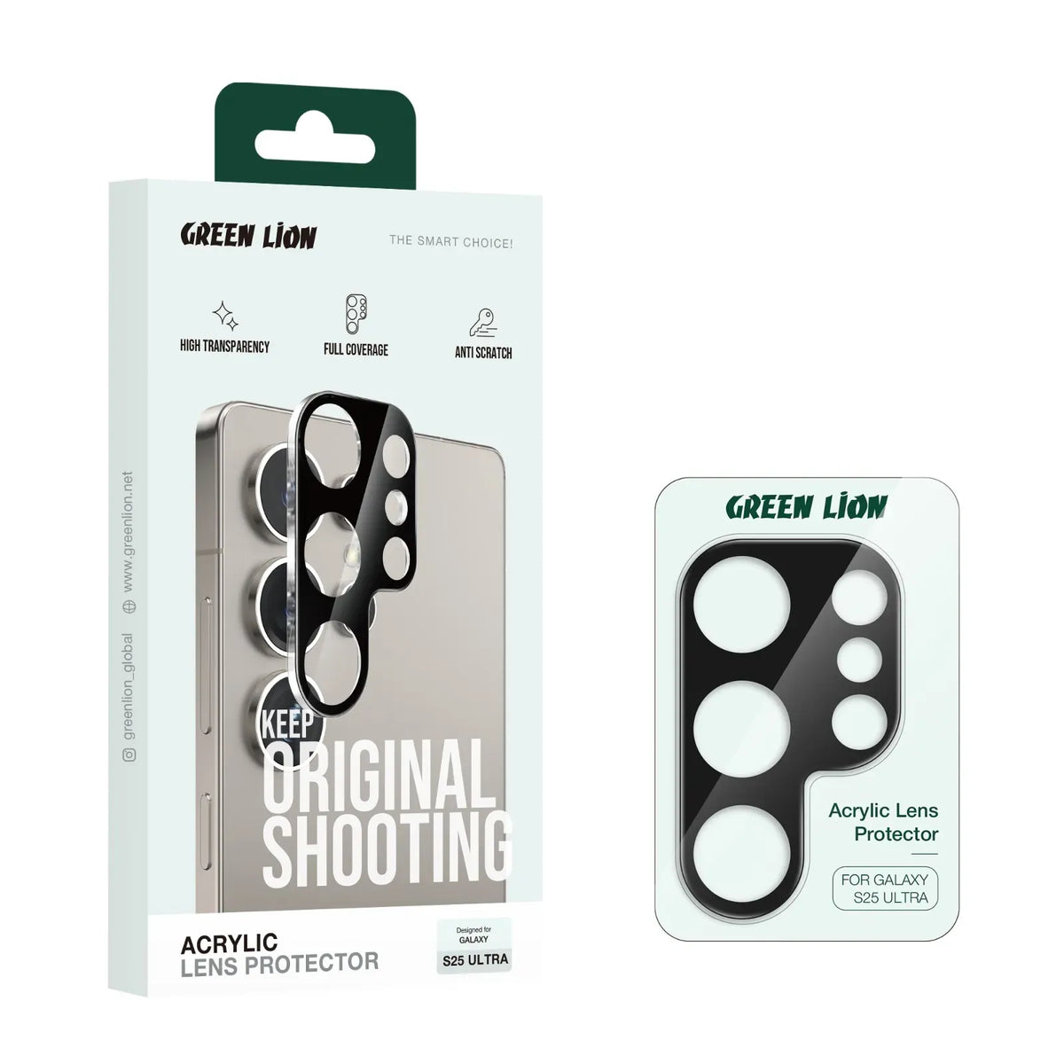 Green Lion Acrylic Lens Protector - Black – image 2