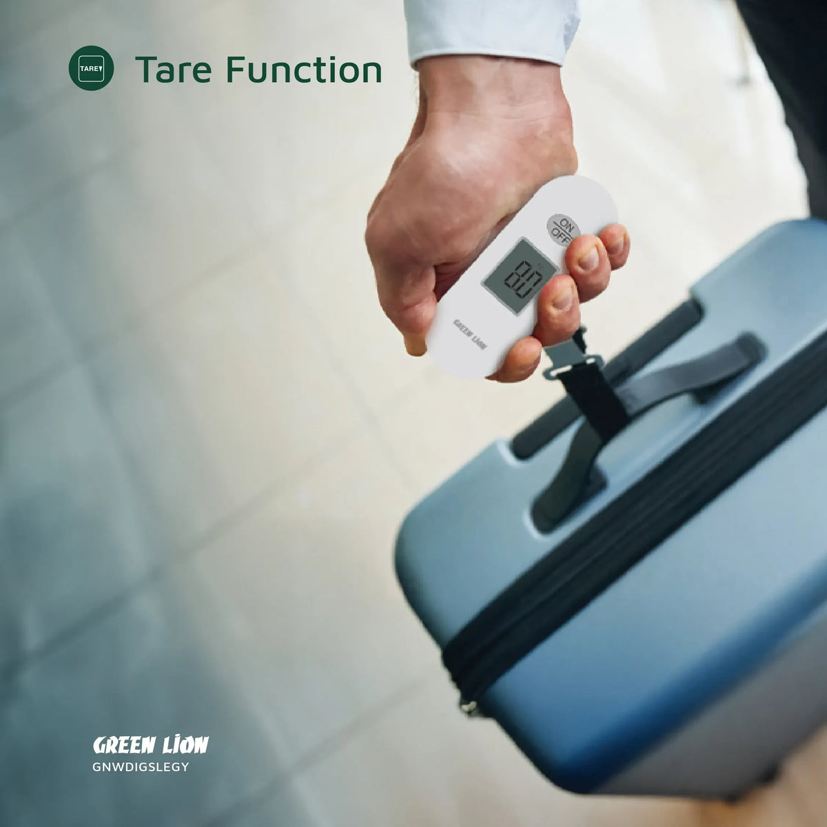 Green Lion Weight Mate Digital Luggage Scale Gray – image 14
