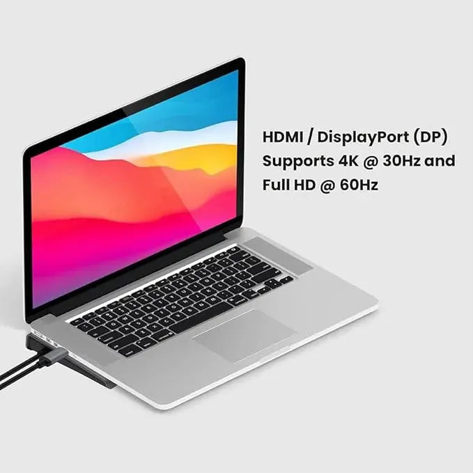 Powerology 11 in 1 Multi-Display USB-C Hub &Laptop Stand - Grey – image 7