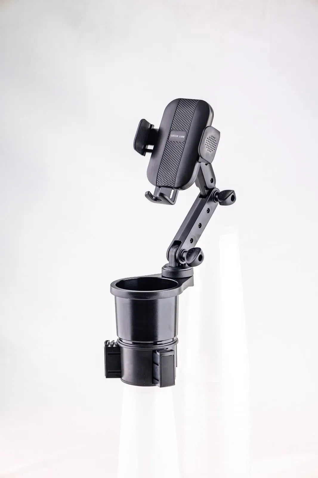 Green Lion 2 in 1 Flexgrip Car Cup Holder Phone Mount Black – image 8