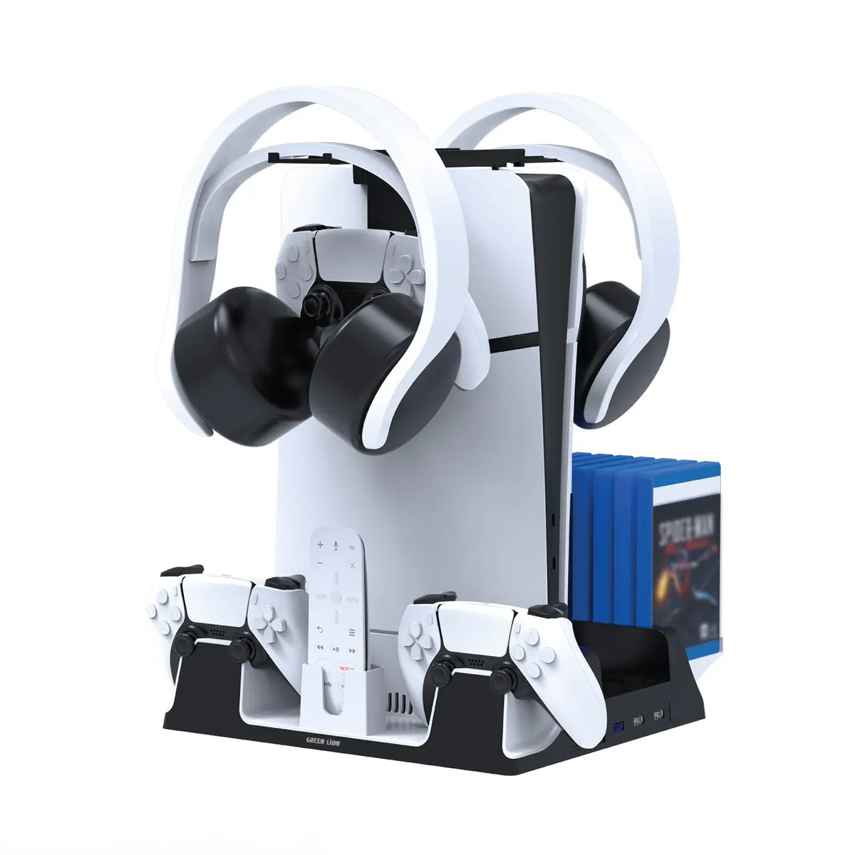Green Lion Ps5 Cooling Stand Charging Station White – image 5
