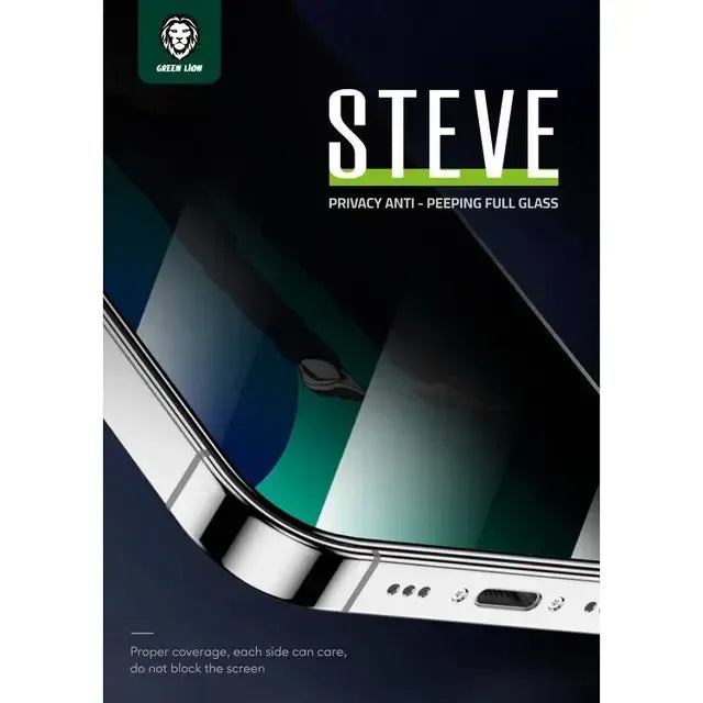 Green Lion 9h Steve Privacy Full Glass Screen Protector Iphone 14 Plus – image 13
