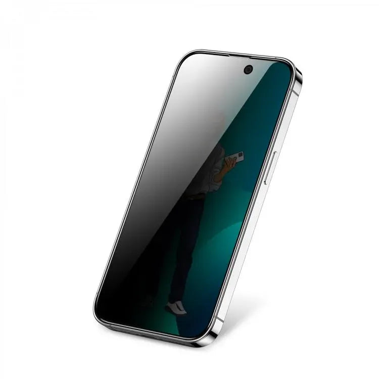 Green Lion 3d Scratch Free Round Edge Glass Screen Protector for Iphone 14 Pro Max – image 5