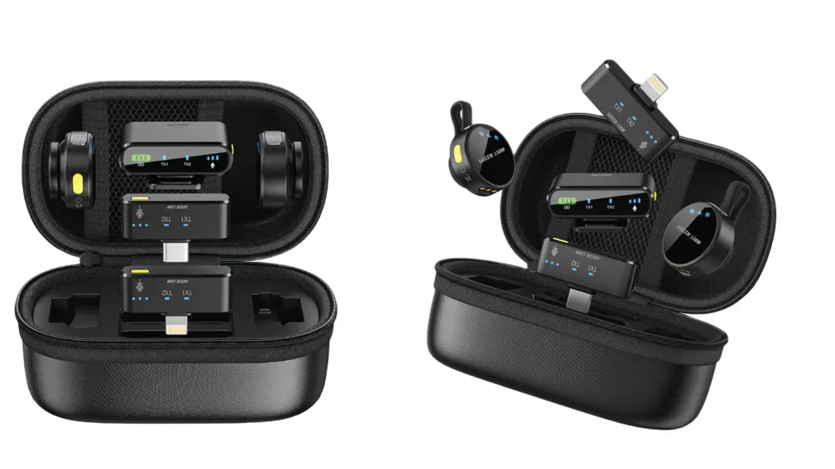 Green Lion Gm 85x 3 in 1 Wireless Microphone Black – image 15