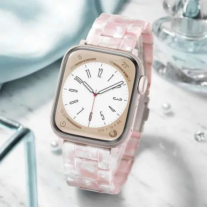 Green Lion Marble Strap For i Watch - Pink – image 2