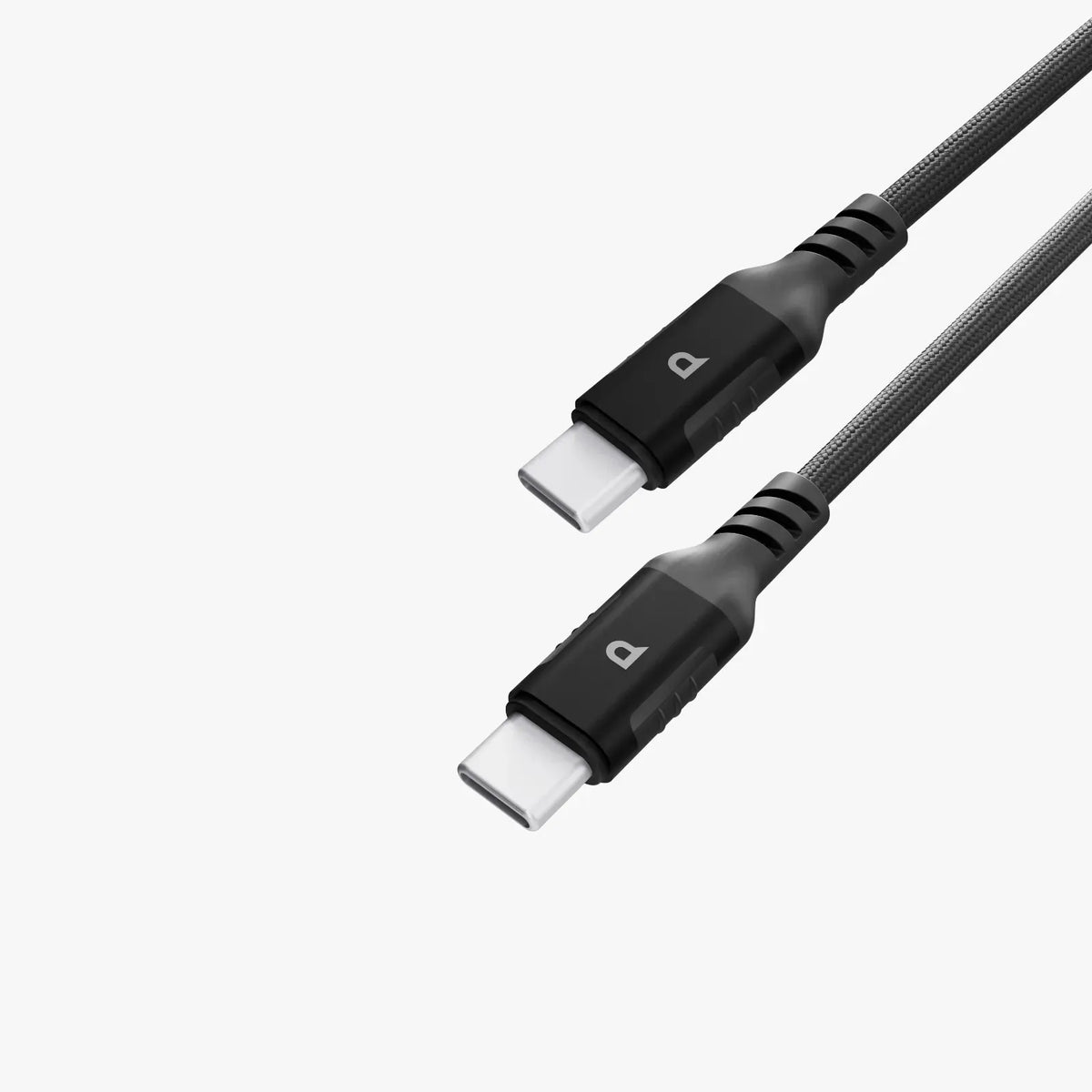 Powerology Power Sync Weave USB-C to USB-C PD 60 W 1.2 MCable - Black – image 2