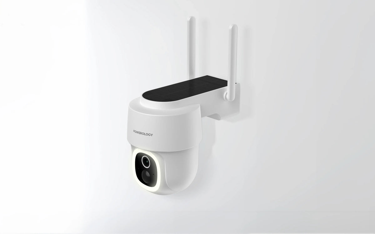 Powerolgoy Built in Solar Pan Tilt Outdoor Camera White – image 3