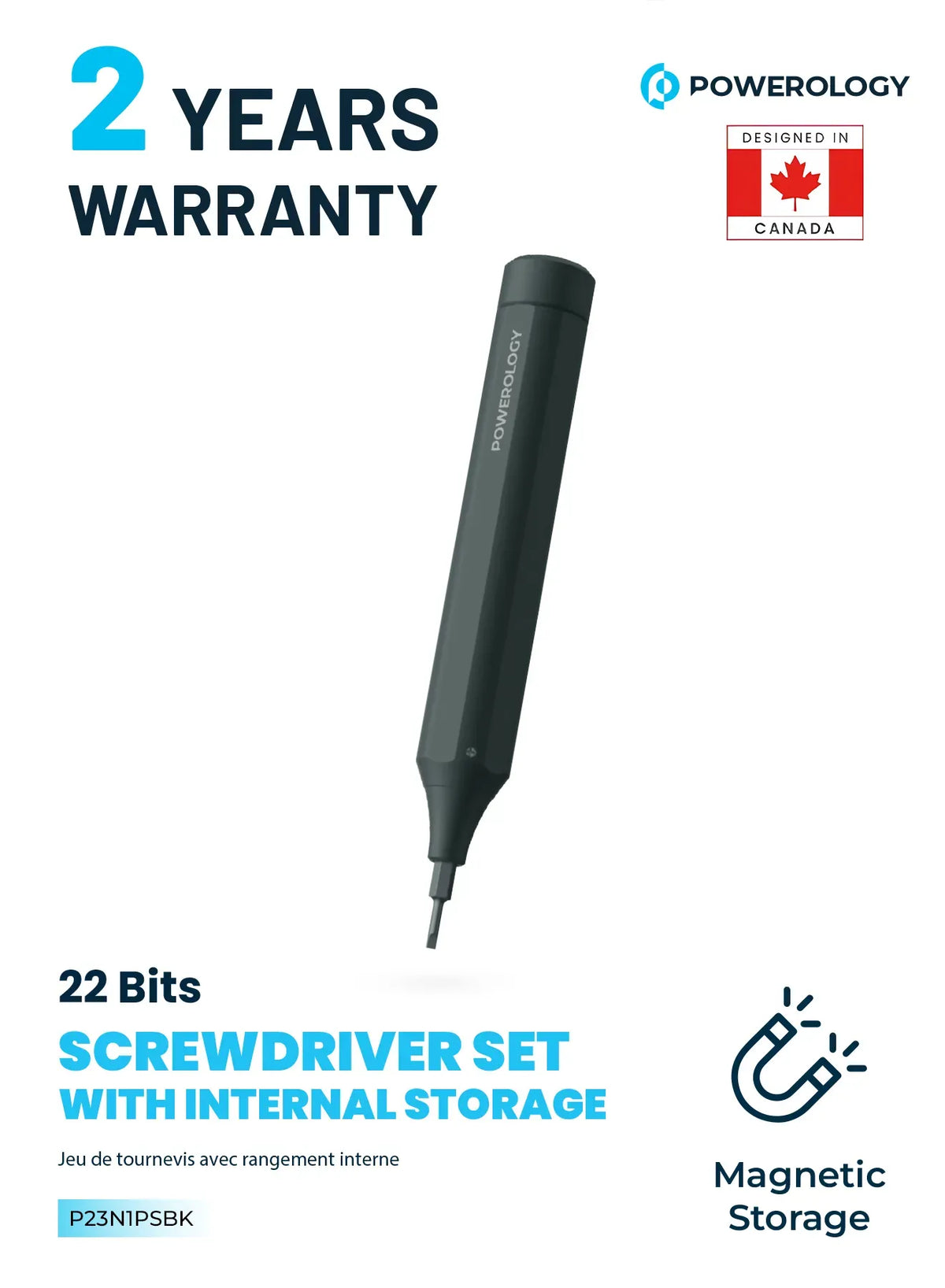 Powerology 23in1 Double Head Bits Design Pen Type Screwdriver Set – image 10