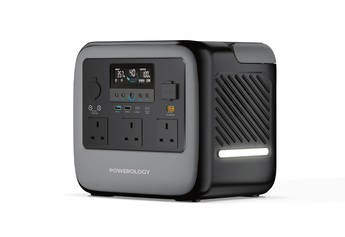 Powerology Pater Iv 2000w Portable Power Station Grey – image 1