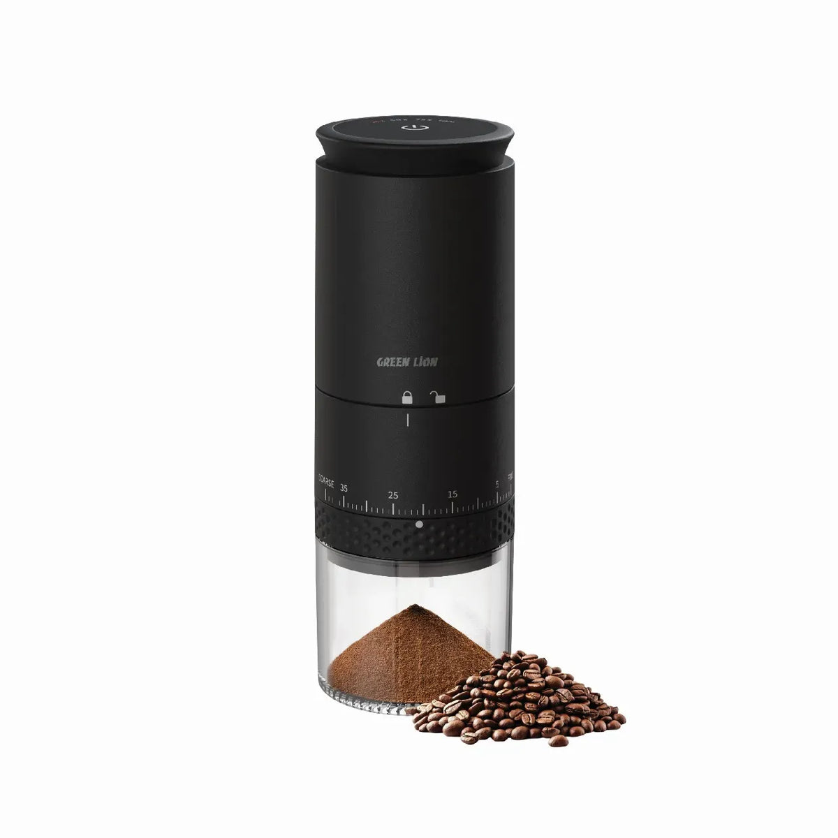 Green Lion Grind Pro Coffee Grinder Rechargeable Black – image 9