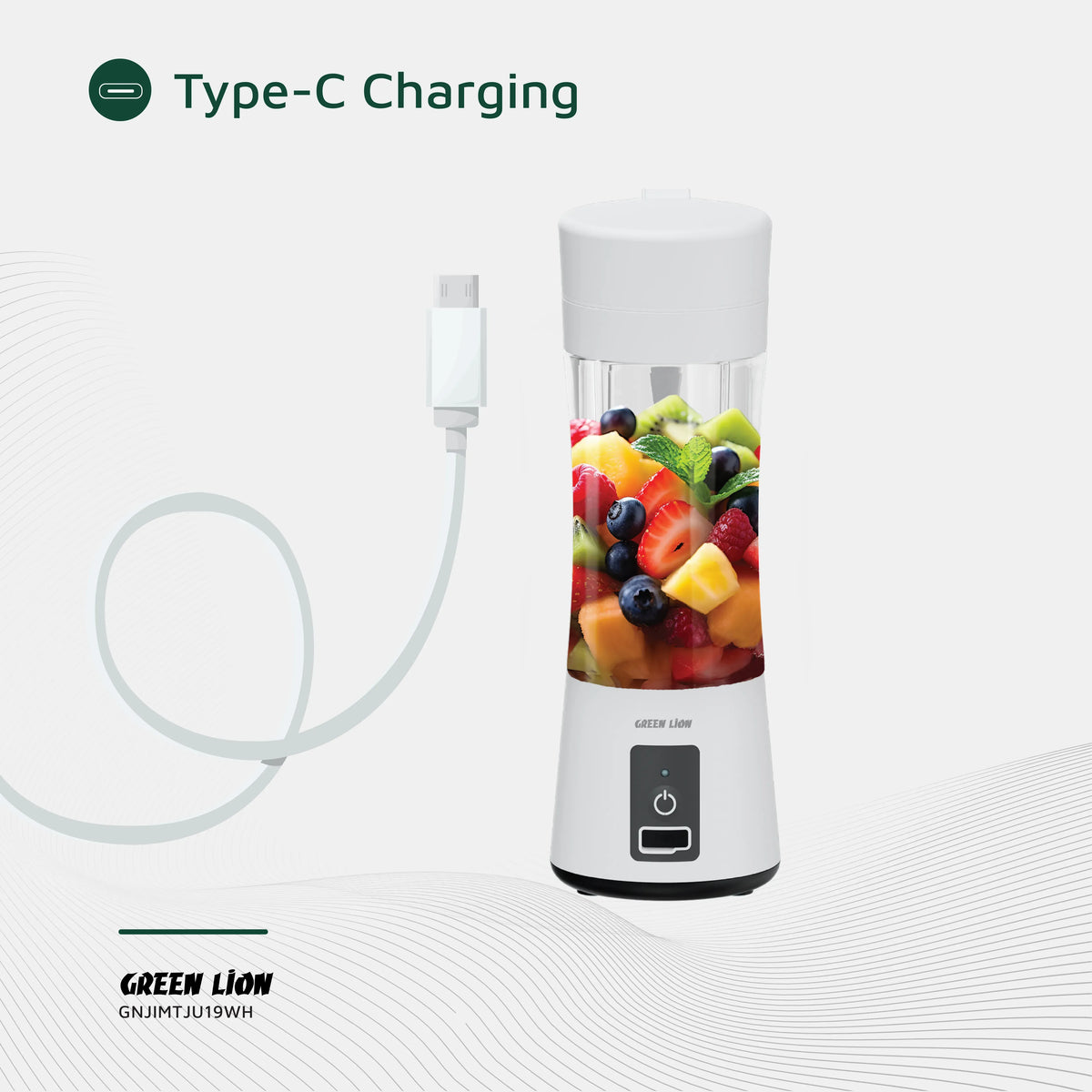 Green Lion Juice Mate Portable Juicer 380 ml - White – image 6