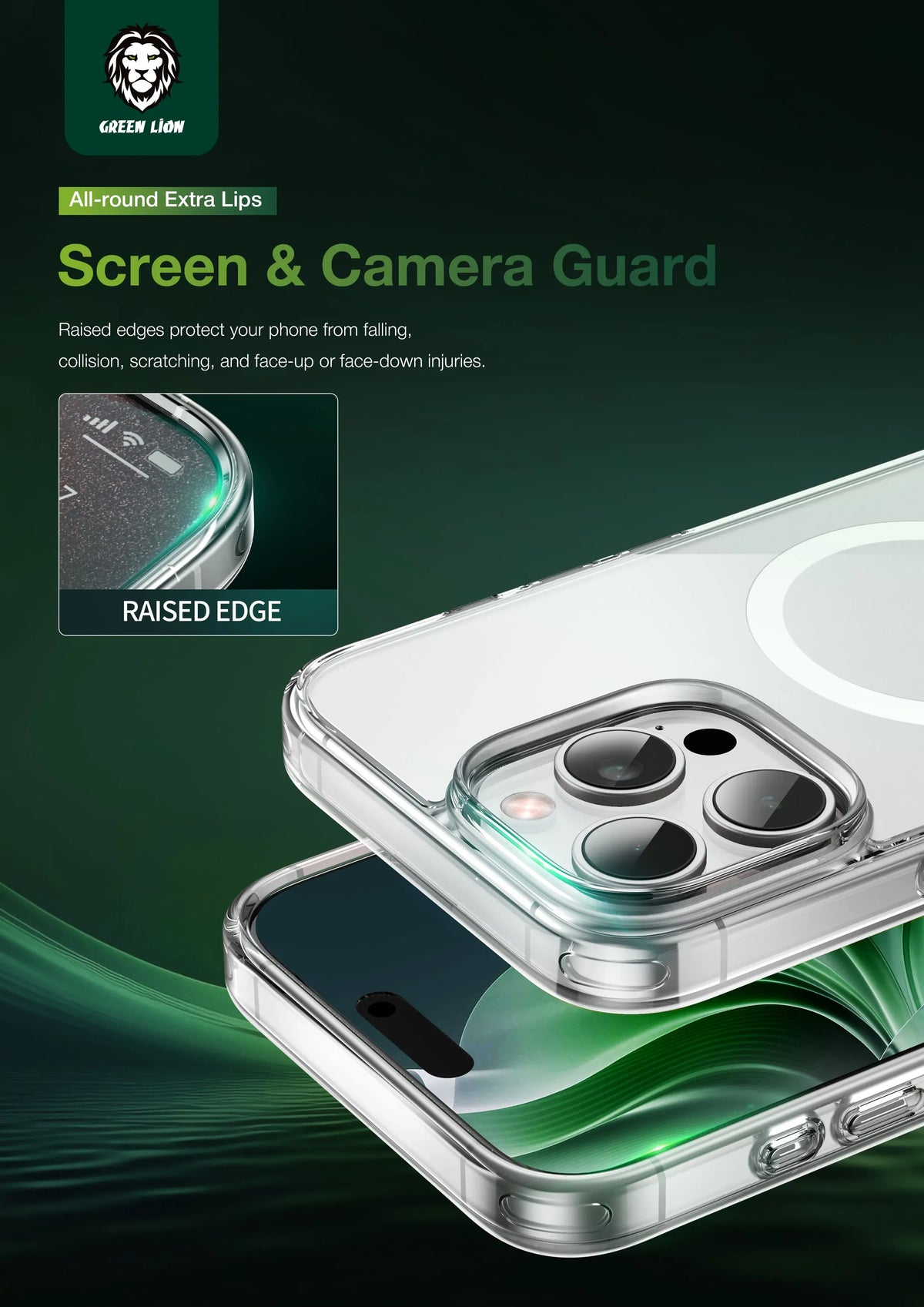 Green Lion Mag Safe Crystal Clear – image 5