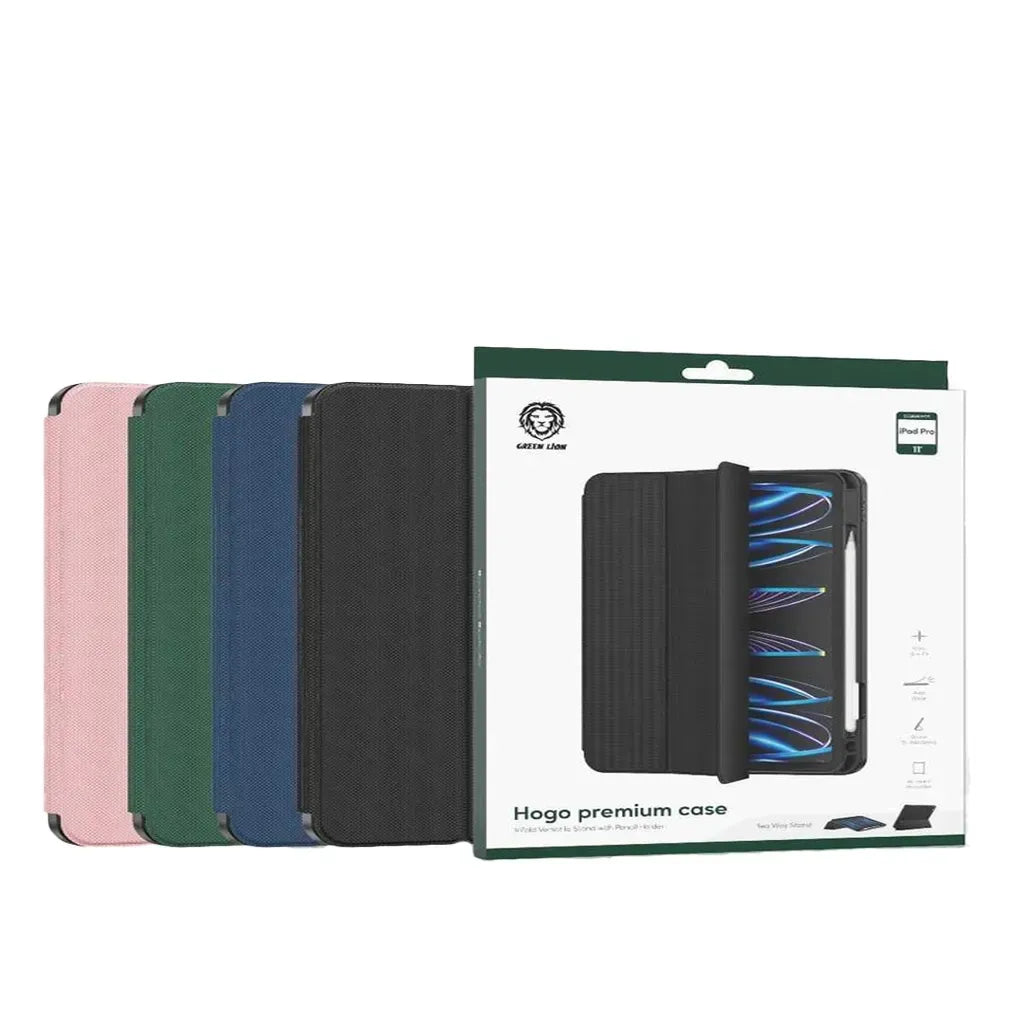 Green Lion Hogo Premium Casewith Pencil Holder - Pink