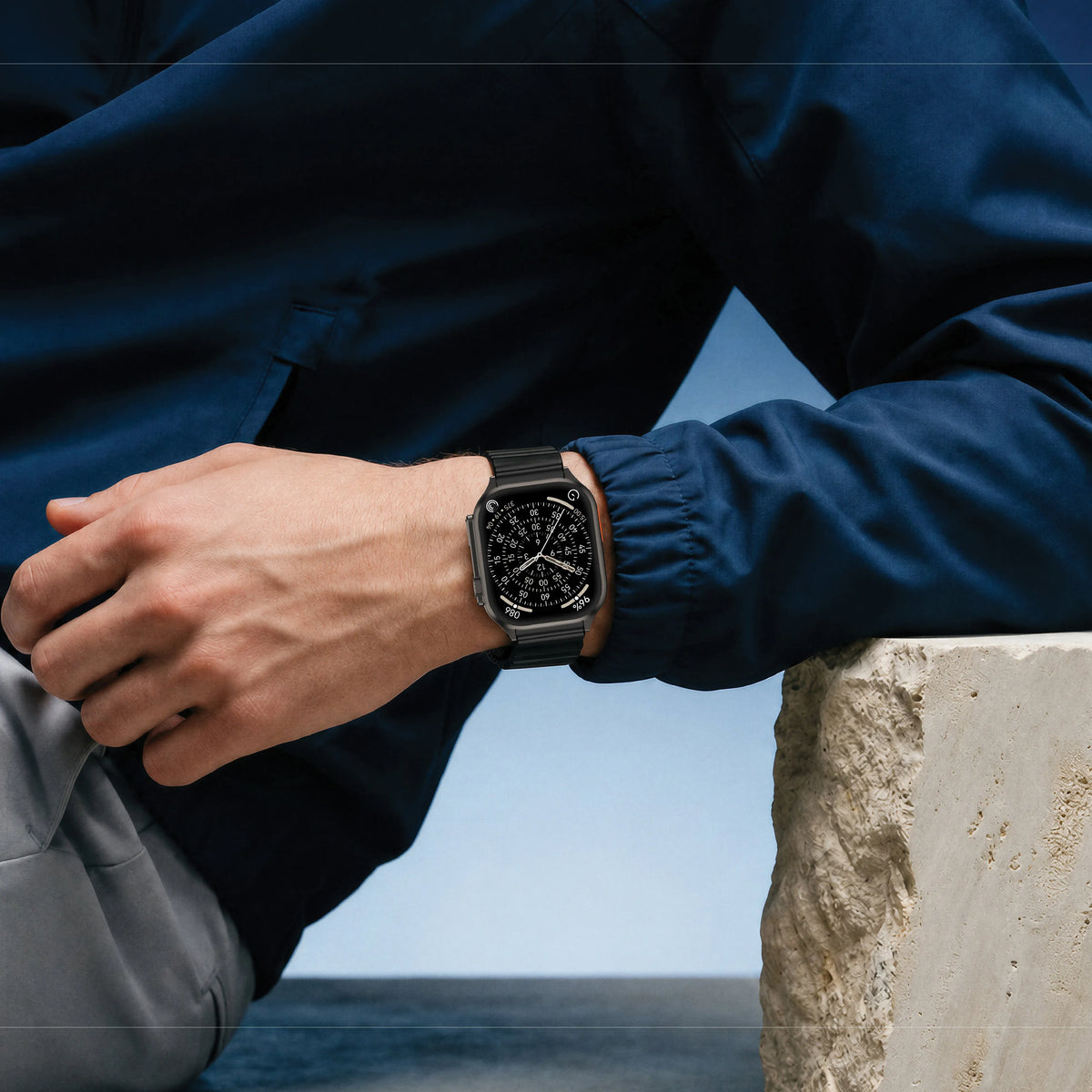Green Lion Ultra Curve Smart Watch - Black – image 2