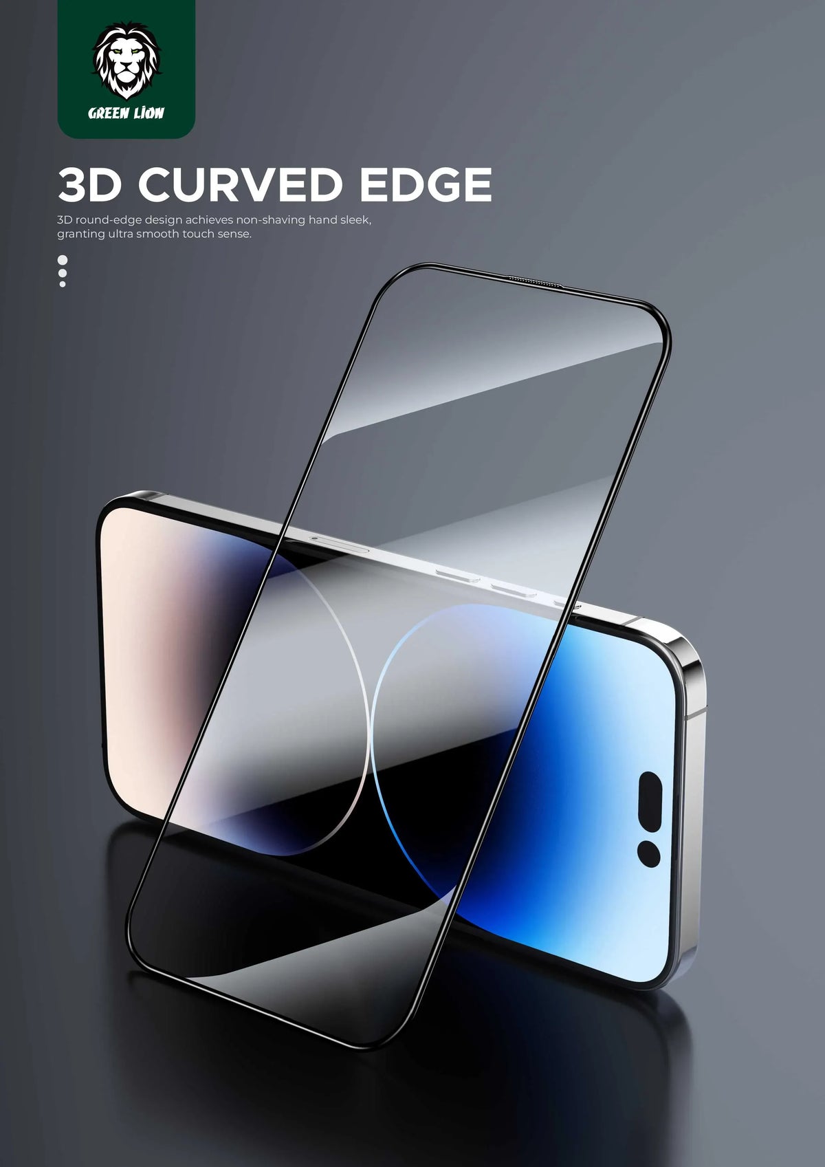 Green Lion 3 DCurved Pro Advanced Round Edge Glass - BlackEdge/ Clear – image 7