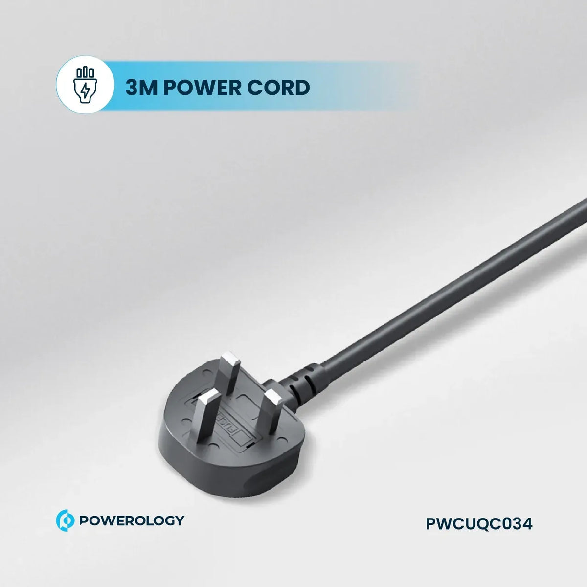 Powerology 6ac 2500w Power Strip Black – image 14