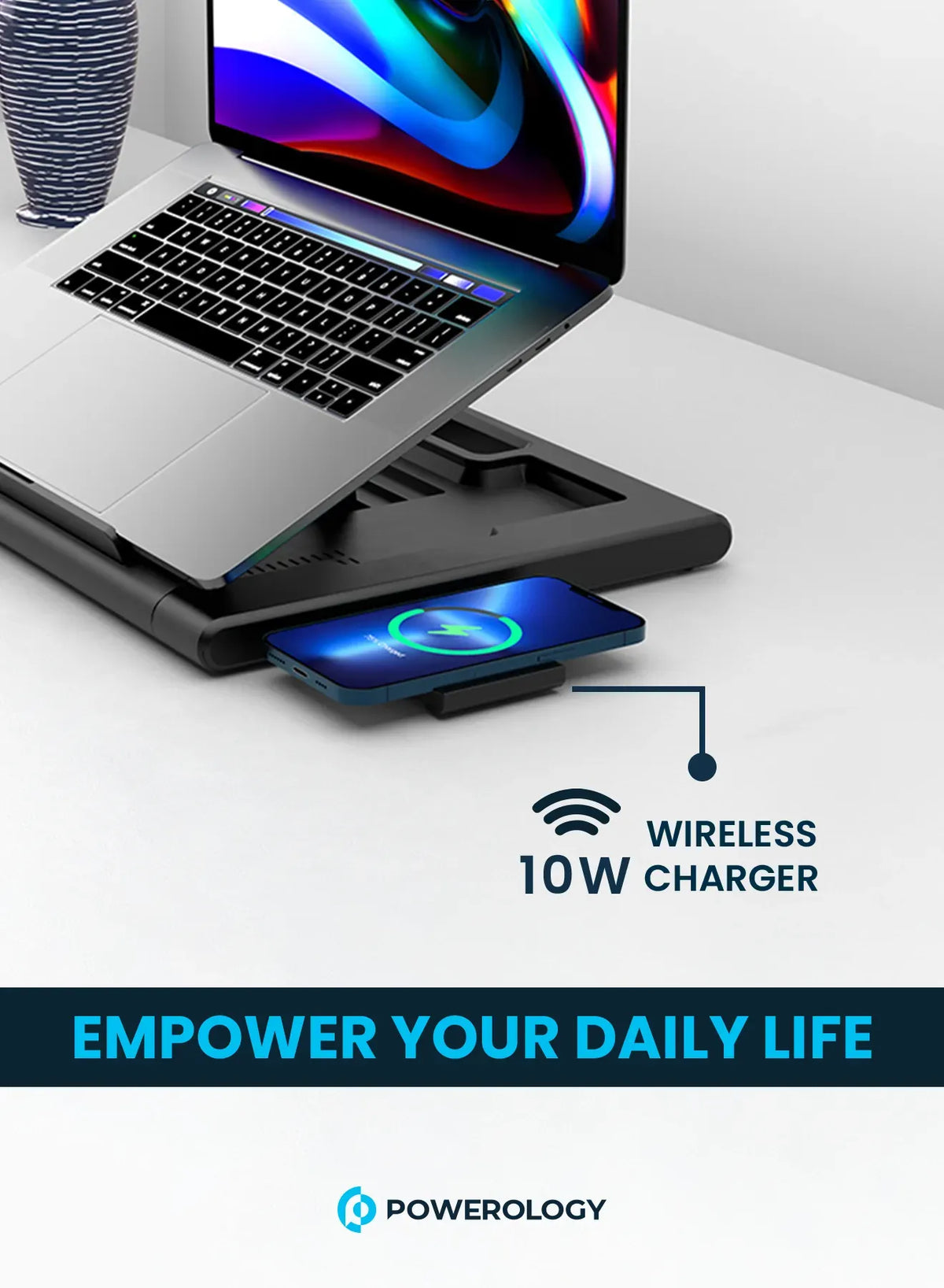 Powerology Multi Functional Pro Hub Laptop Stand – image 11