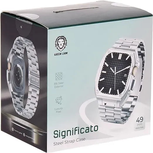 Green Lion Significato Steel Strap Case - Silver – image 5