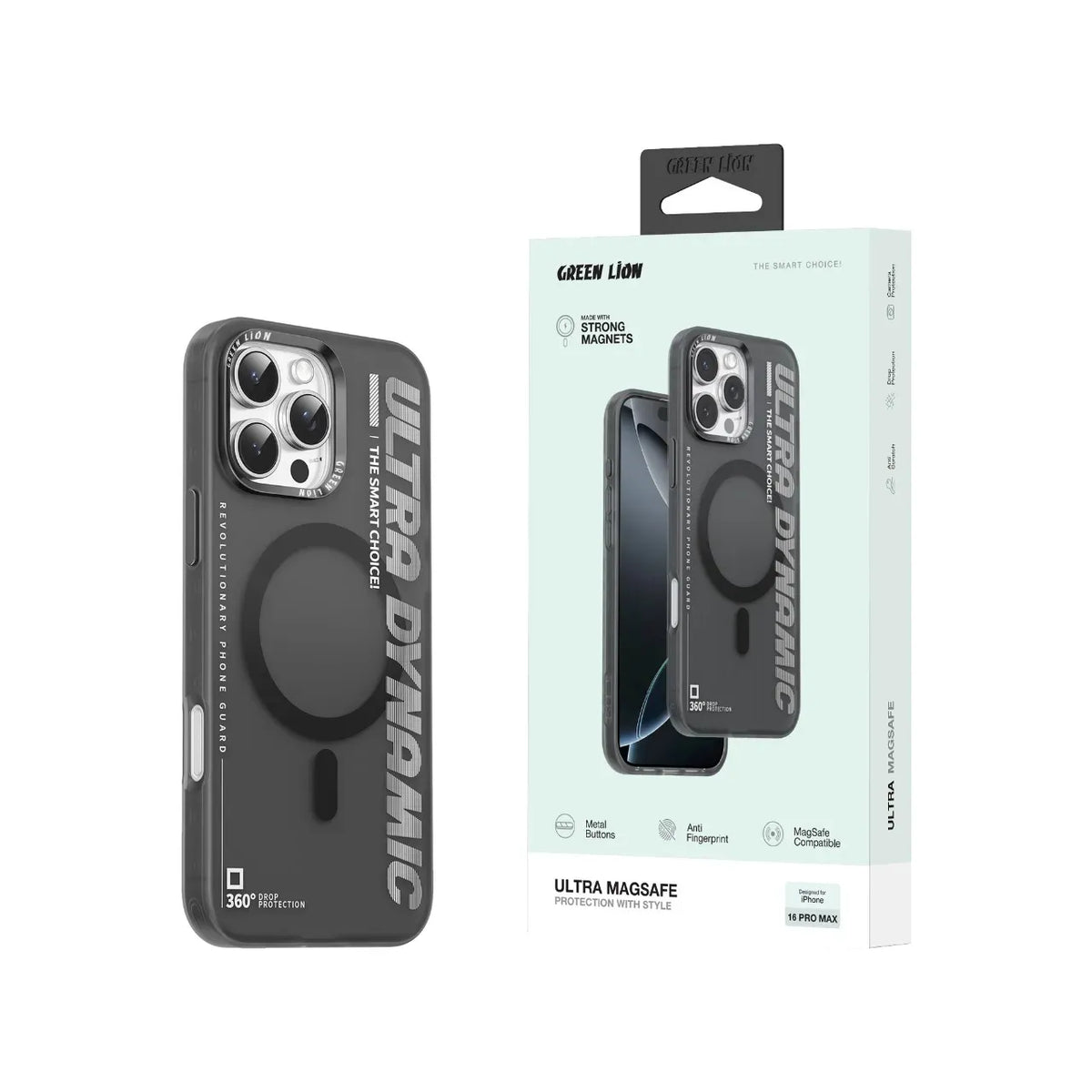 Green Lion Ultra Mag Safe Case - BlackTitanium – image 18