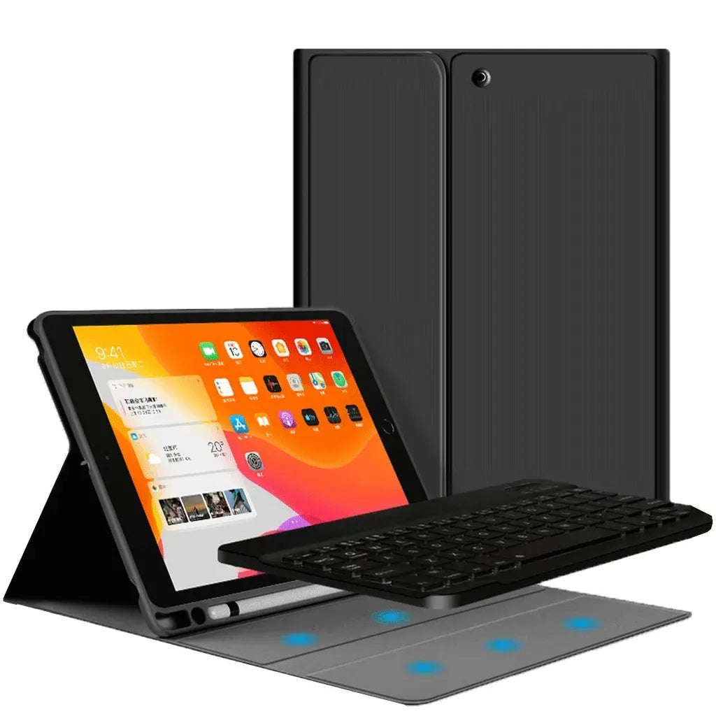 Green Lion Premium Leather Casewith Wireless Keyboard (English/Arabic) - Black – image 6