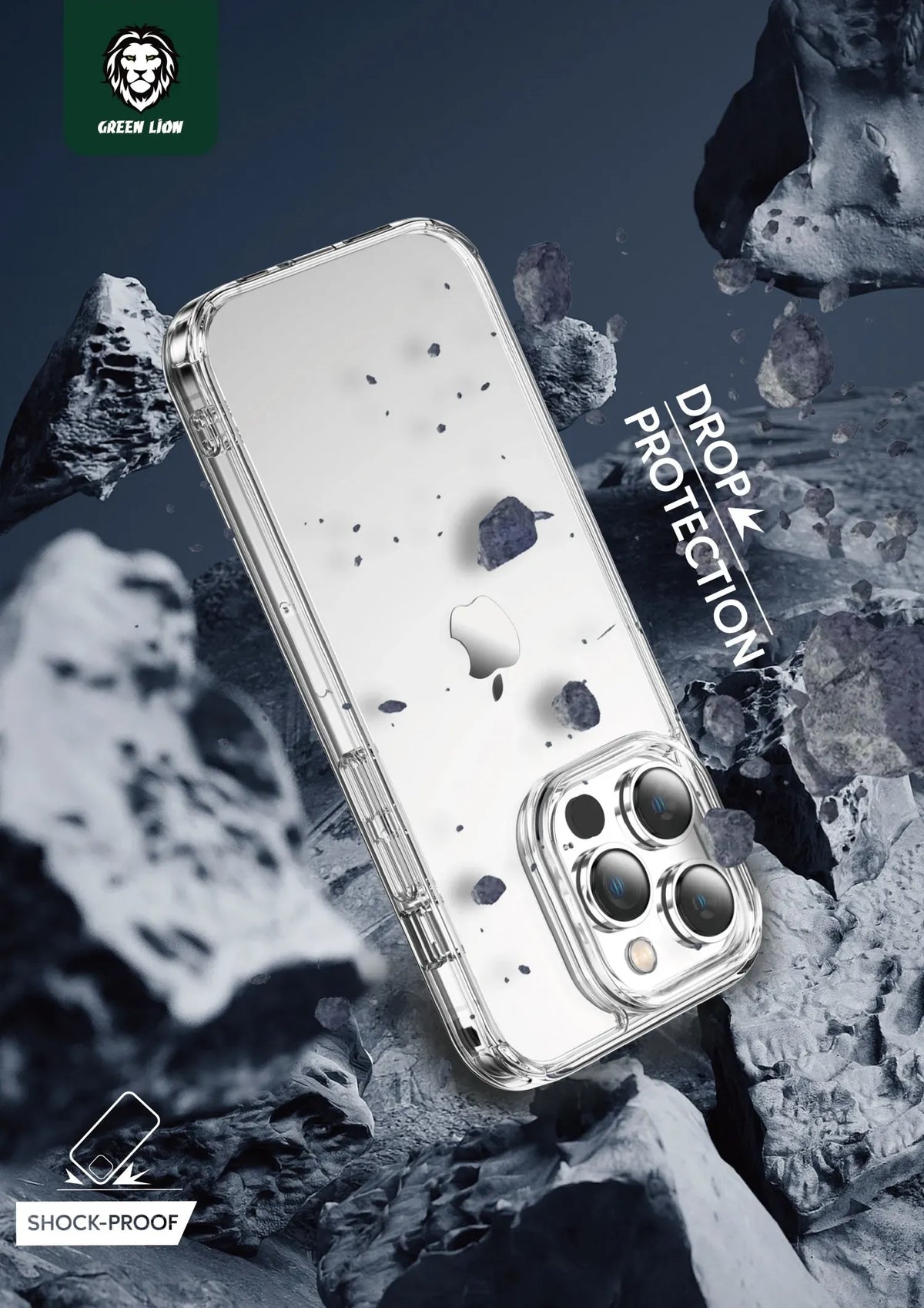 Green Lion Crystal Clear Case – image 9