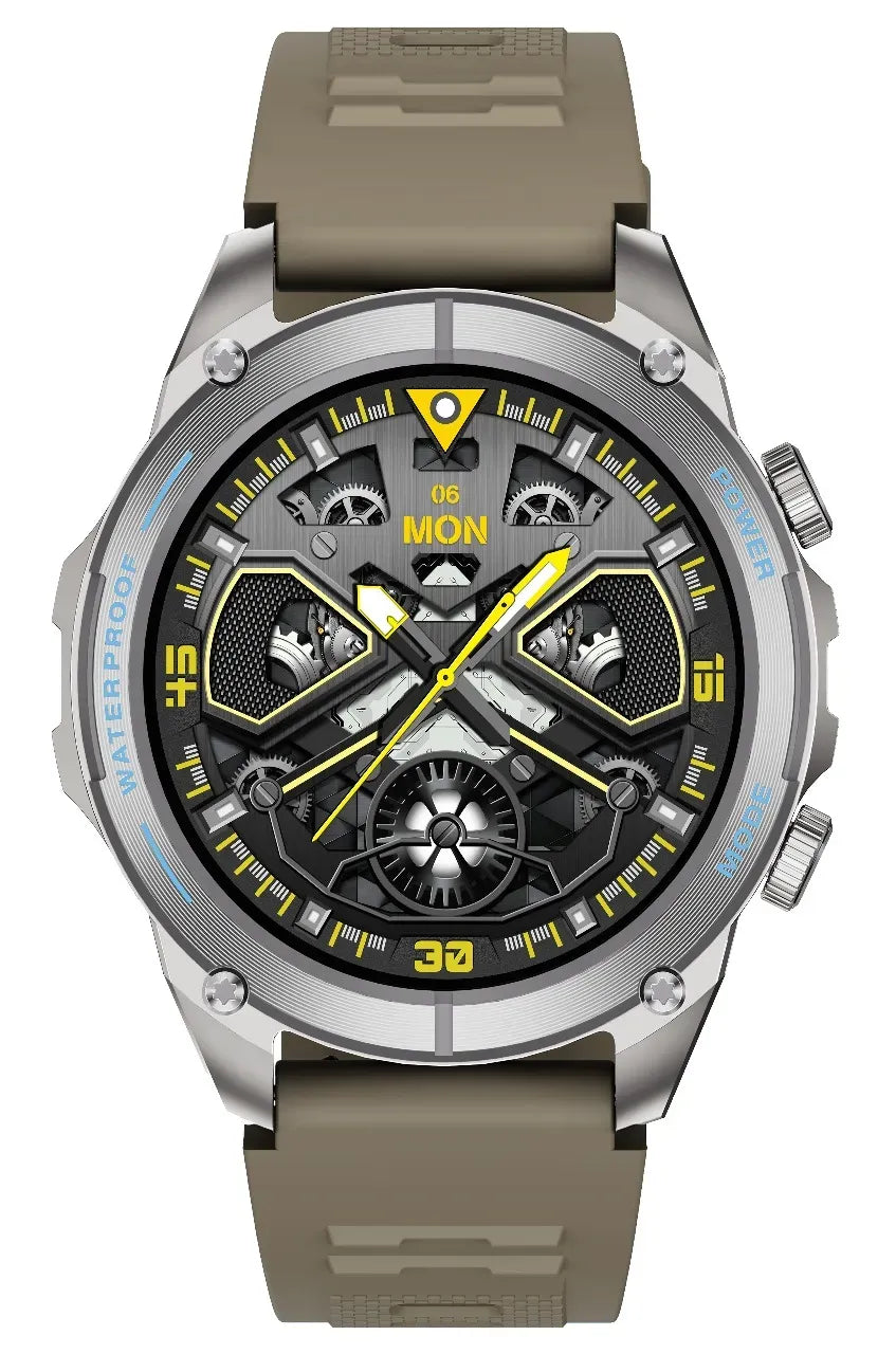 Powerology Titan Rugged Sports GPSSmart Watch - Khaki – image 4