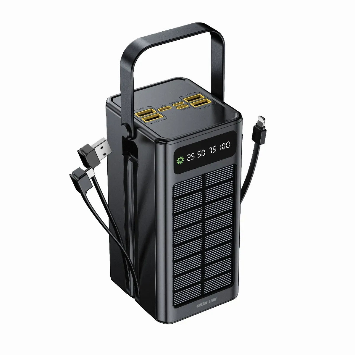 Green Lion Solar X 60000mAh Power Bank PD 20w Black – image 8