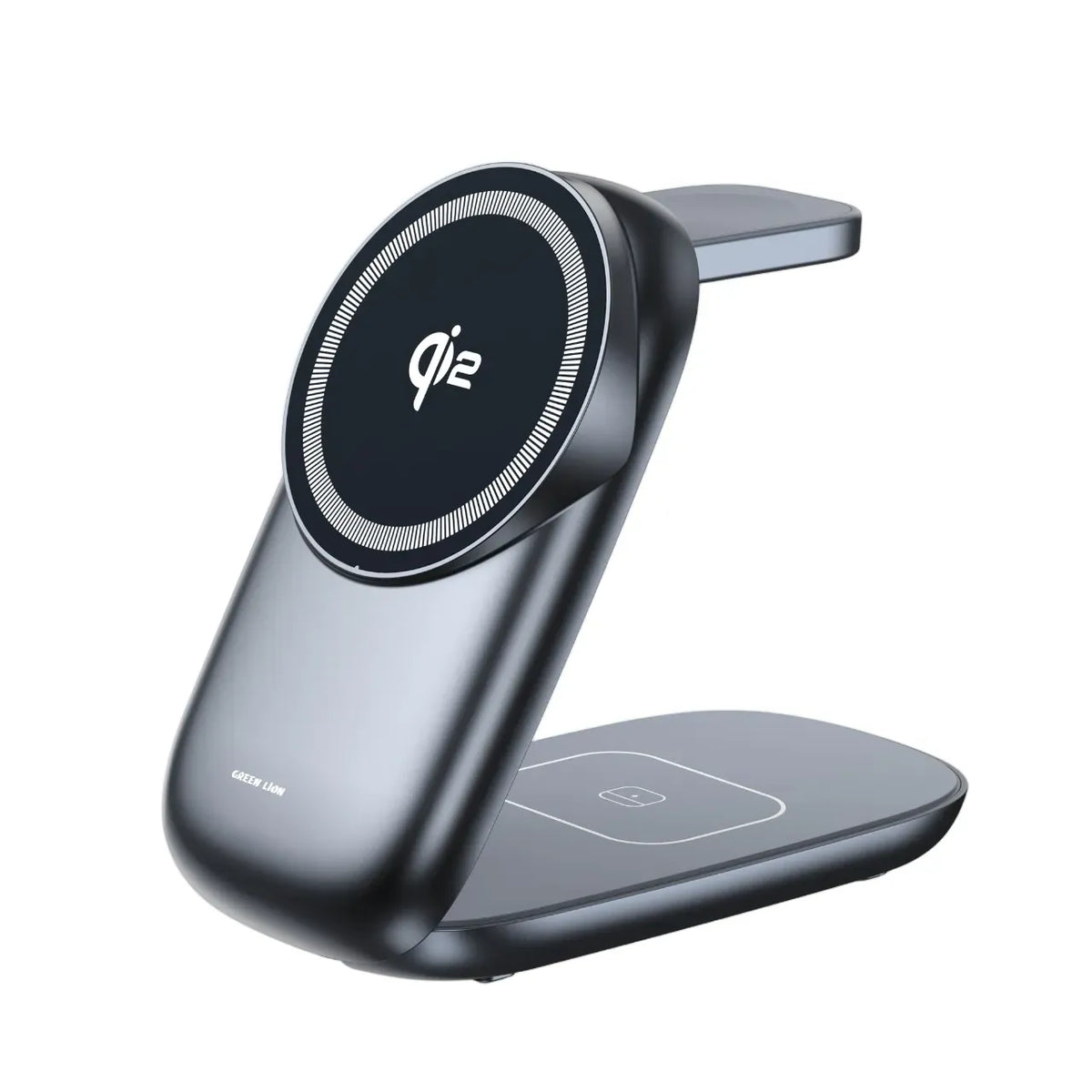 Green Lion 3 in 1 Magfold Wireless Charger Gray – image 2