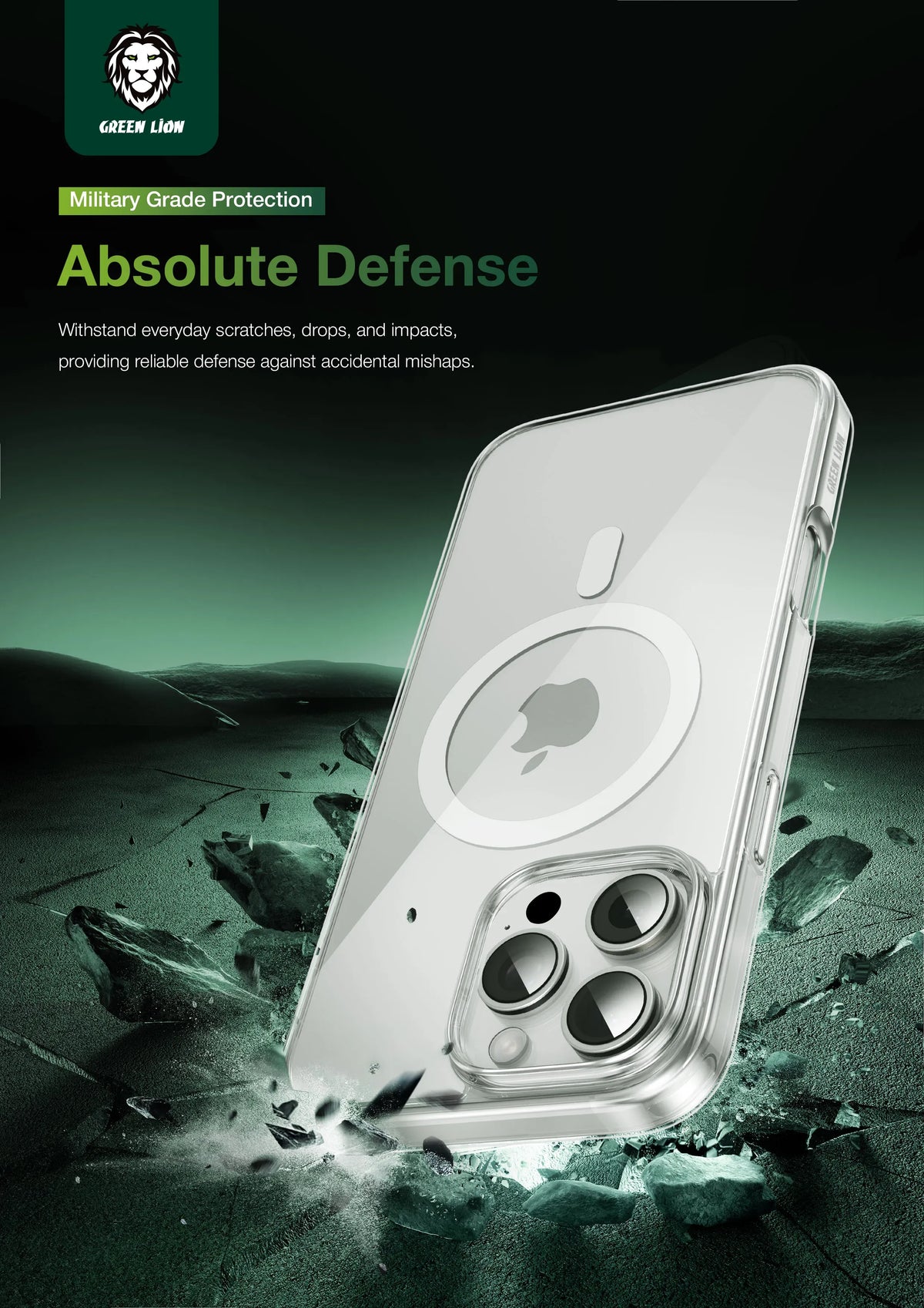 Green Lion Mag Safe Crystal Clear – image 9