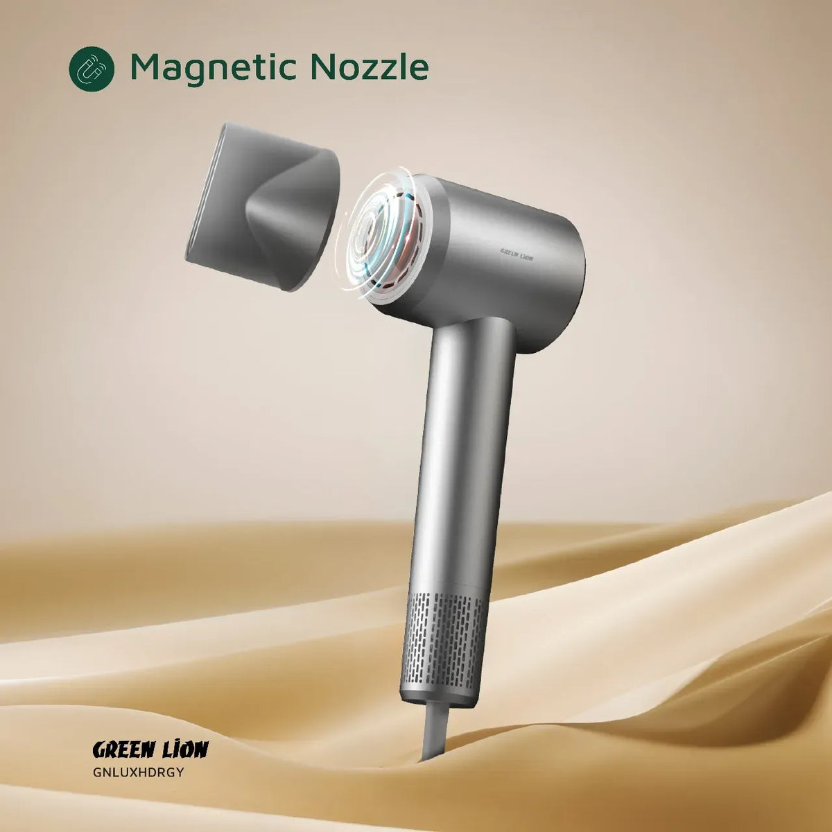 Green Lion Luxair Hair Dryer Gray – image 4